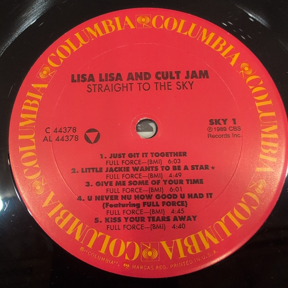 Lisa Lisa & Cult Jam Straight to the Sky 1989 Vinyl LP Promo Columbia C 44378 - Picture 5 of 7
